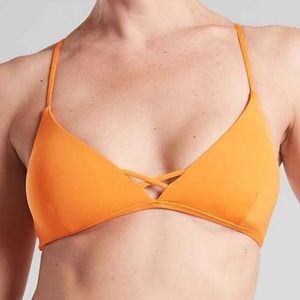 NEW Athleta Tie-Back Triangle Bikini Top